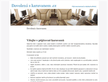 Tablet Screenshot of dovolenaskaravanem.cz